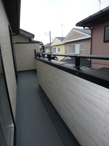 坂戸市元町新築戸建のバルコニー