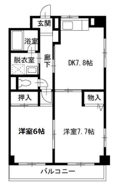 サニーコートの間取り