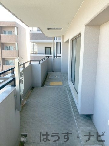 アムール長者原駅前のバルコニー|洗濯物を干すスペースもしっかりあります！