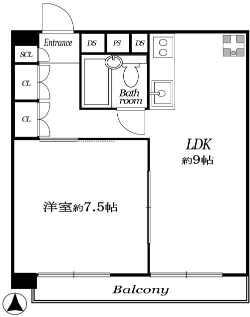 市ヶ谷春日マンションの外観