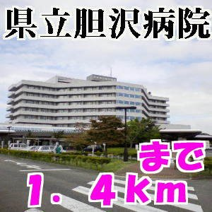 ラ・パヴァーヌＡの周辺|胆沢病院まで1400m