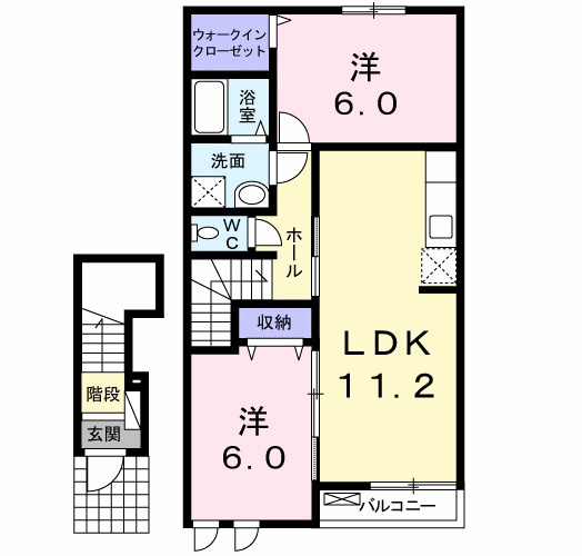 ジュネス　ド　アイサの間取り