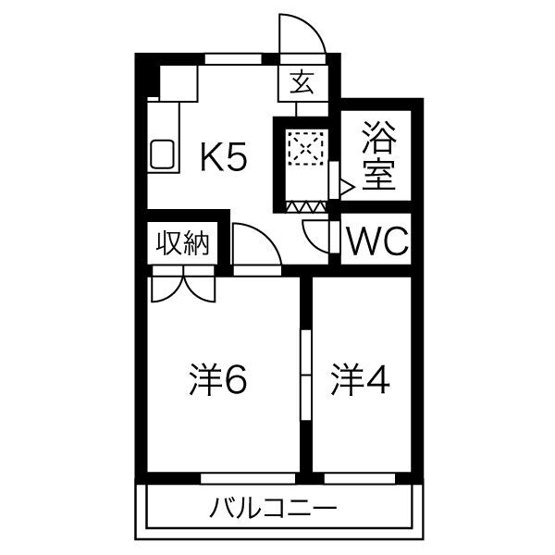 【間取り】 | コーポ川原