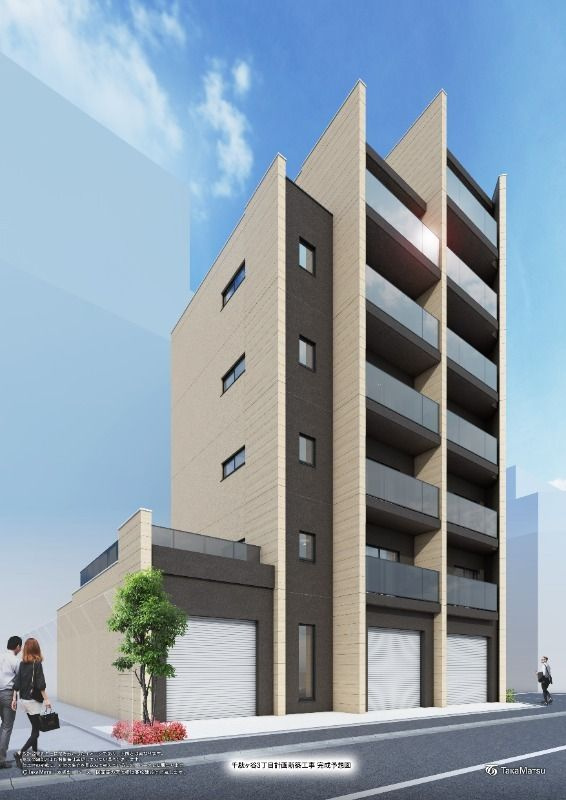 アーバンノット原宿の外観パース