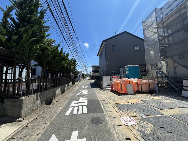 【その他】 | 福岡市東区雁の巣2丁目8期　1号棟（全1棟）【仲介手数料無料・0円】 | 現地写真。前面道路です。