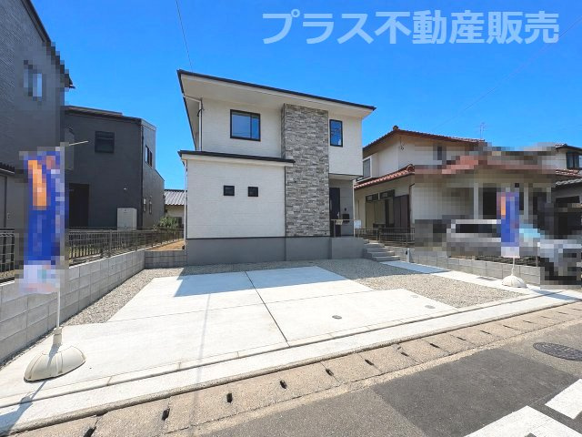 【外観】 | 福岡市東区雁の巣2丁目8期　1号棟（全1棟）【仲介手数料無料・0円】 | 建築中の物件は、お近くのモデルハウスも一緒にご覧頂けます。