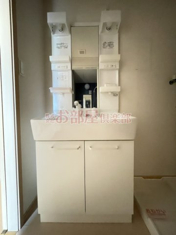 カザミラの洗面所|スペースが確保できる洗面所です