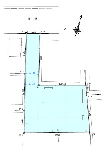 江戸川区東小岩1丁目　新築戸建ての土地図|※地盤改良費別です