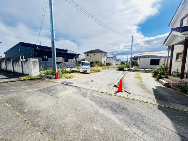 新築　前橋市富士見町時沢　2号棟の前面道路含む現地写真|現地写真　北側接道幅員約6.2ｍ
