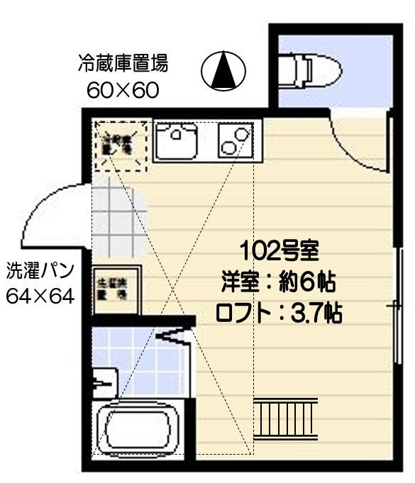 コルティーレ大森西の間取り
