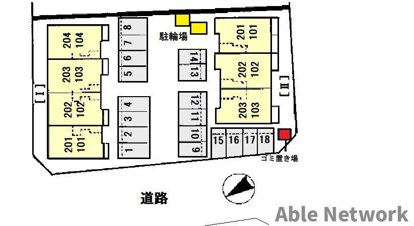 ル・シエルⅠの区画図