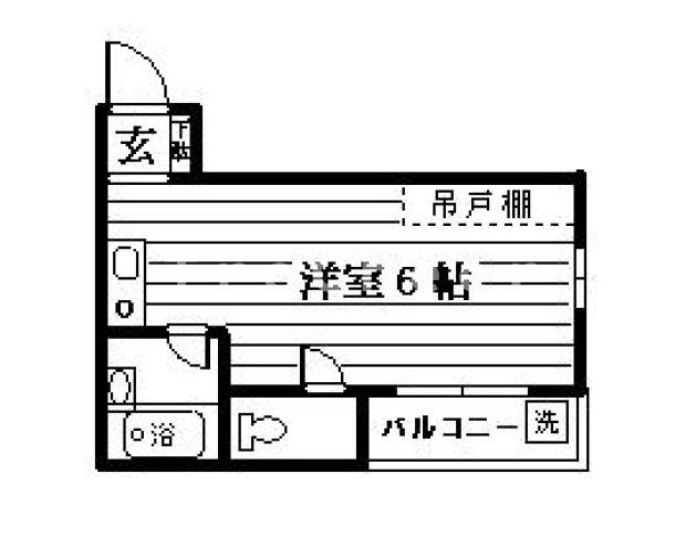 エメラルドマンションⅠの間取り