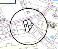 藤沢市城南丁目　売地　全2区画の土地図|対象区画１