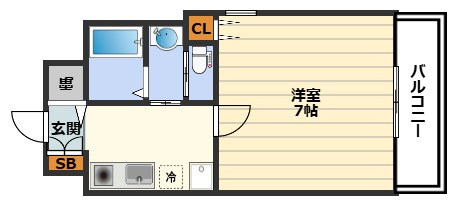 ISM中之島レジデンス（旧HF中之島レジデンス）の間取り