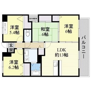 コアロード千里の間取り