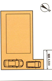 平塚市広川　中古戸建の区画図