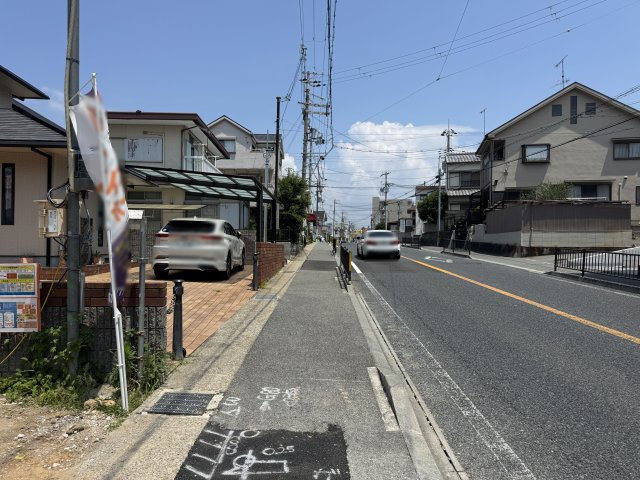 明石市太寺大野町新築戸建３号地の前面道路含む現地写真