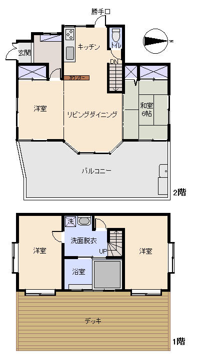 熱海市　熱海自然郷の間取り