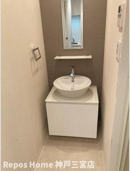 S-RESIDENCE神戸元町の洗面所