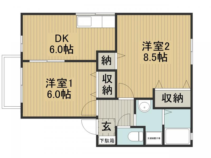 エトワール四賀CDEF棟の間取り