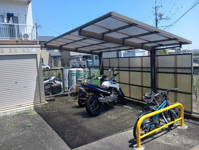 サンクローバーⅡの駐輪場