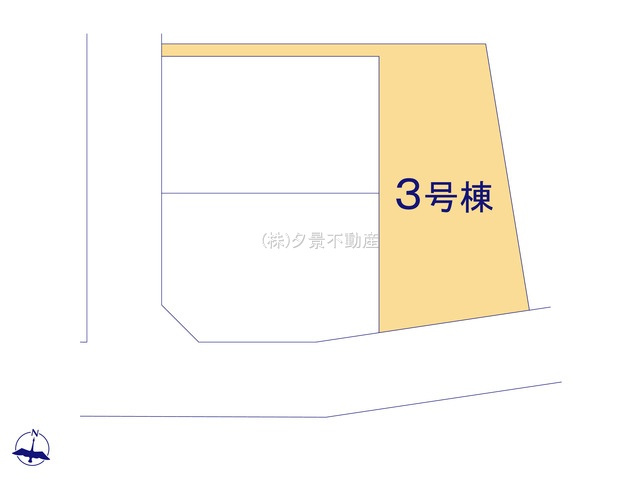 《仲介手数料無料》岩槻区城南１丁目5-41-1新築一戸建てリナージュの区画図