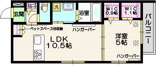 （仮称）大宮区宮町メゾンの間取り