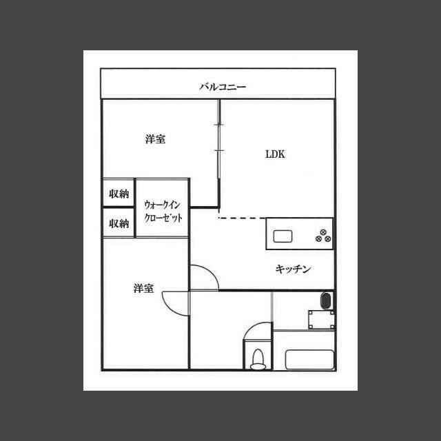 久留米パインハイツの間取り