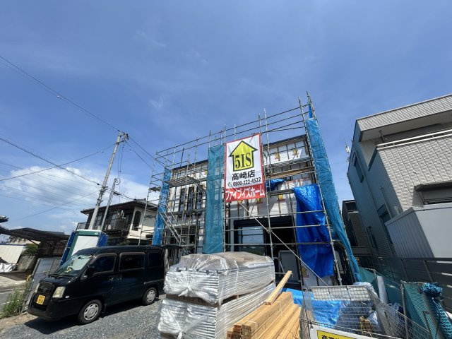 新築　前橋市古市町の外観|現地写真　2026年9月完成予定！類似物件のご内覧等、お気軽にお問合せください♪　