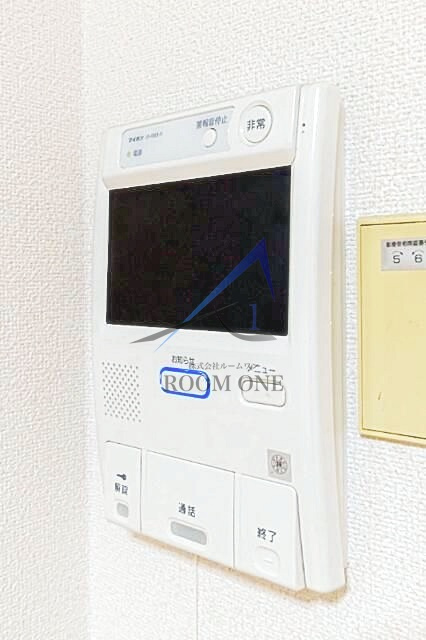 ポセイドンパティオのセキュリティ|モニター付きインターホンです。