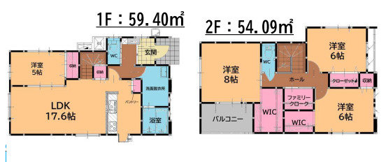 【間取り】 | 福岡市東区奈多3丁目1期　3号棟（全4棟）【仲介手数料無料・0円】 | 平日、土日祝日もお好きな日時にご見学可能です。お気軽にお問合せ下さい。