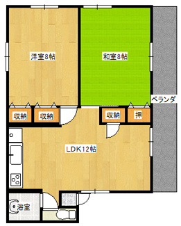 【間取り】 | 宜野座アパート