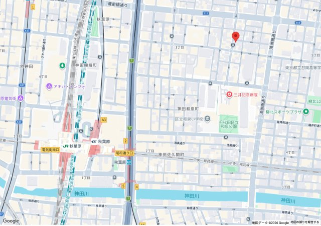 東京ミシン会館の地図