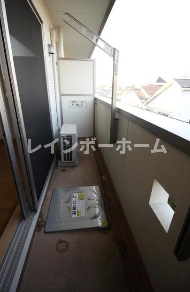 ダイワティアラ村上駅前マンションⅡのバルコニー|※別部屋参考写真です。