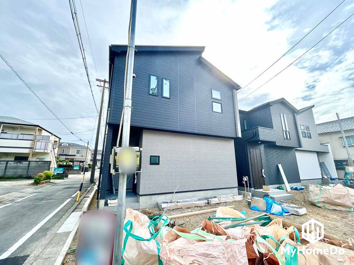守山区高島町の前面道路含む現地写真