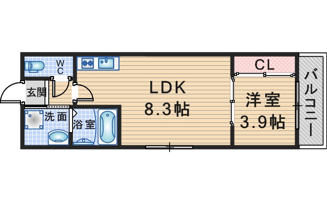 ARCA豊中曽根の間取り