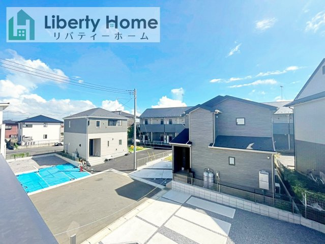 土浦市荒川沖西第2期　新築戸建　3号棟の展望