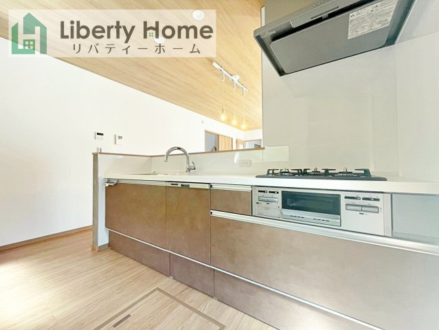 土浦市荒川沖西第2期　新築戸建　3号棟のキッチン