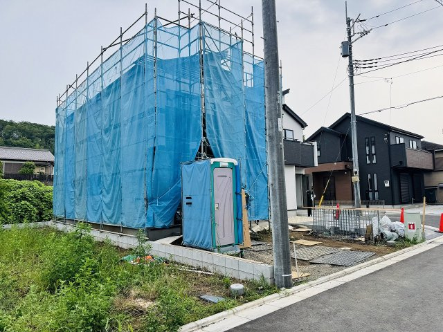 八王子市　石川町　新築一戸建て　７期の外観|～安心のオール電化住宅　大型開発分譲地につき美しい街並み　緑豊かで落ち着きのある住環境～