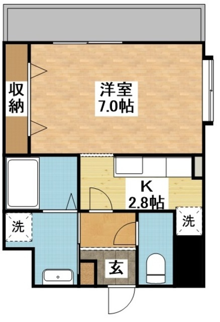 アイヒルズスミヨシの間取り