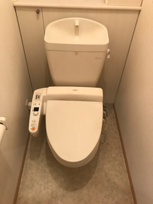 フレンドリースクエア桜 A棟のトイレ|※室内画像は別号室のもの