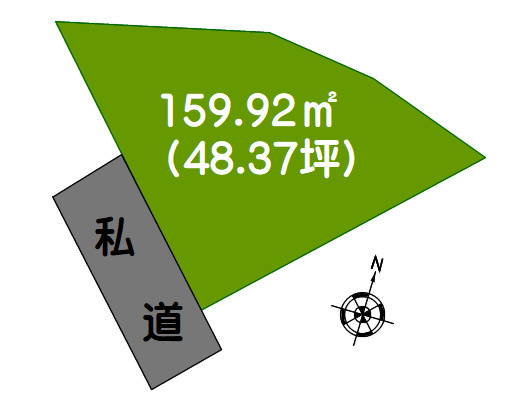 【土地図】 | 大原台　売地