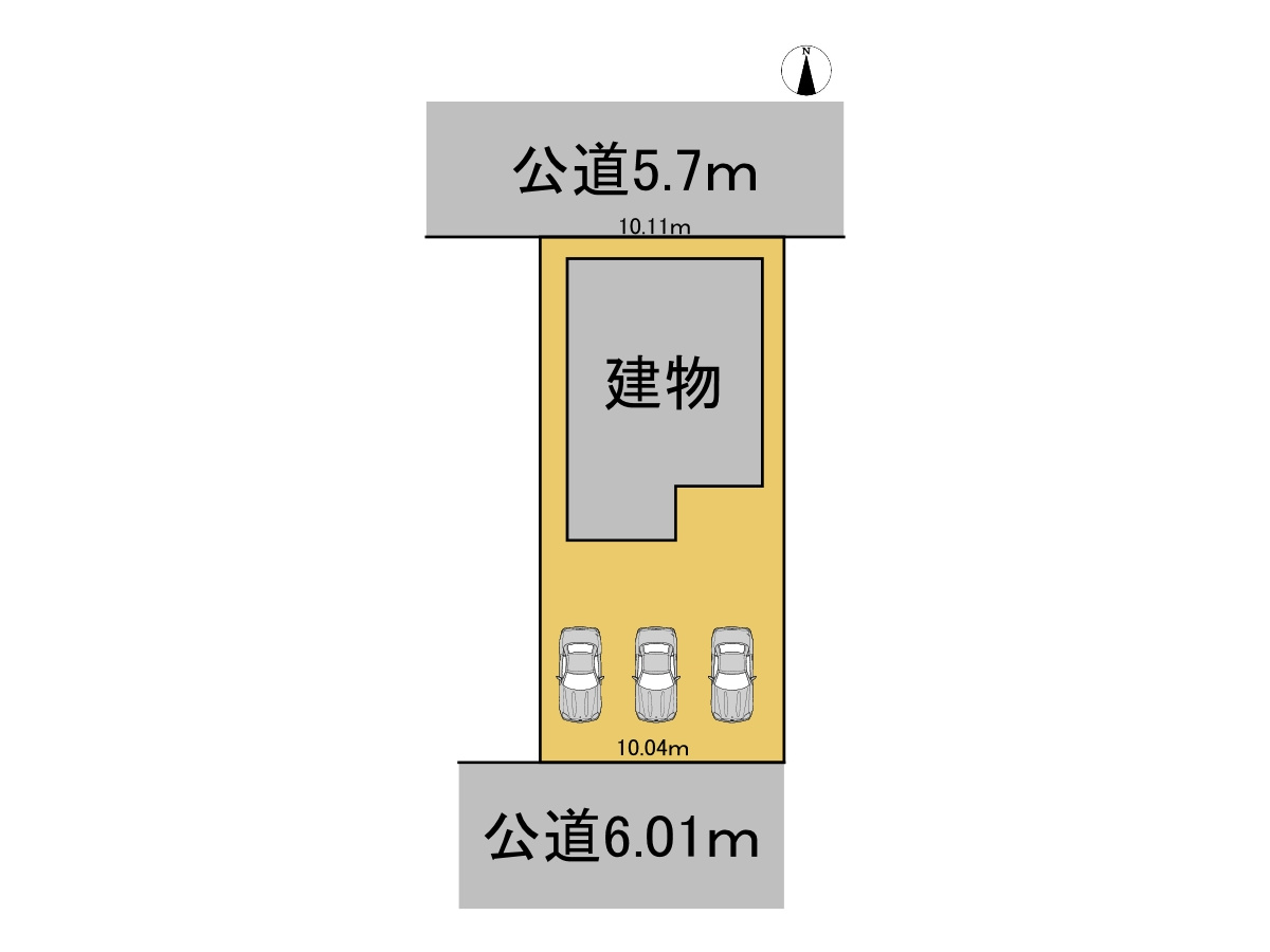 中古戸建　不破郡垂井町綾戸　平成30年築の区画図