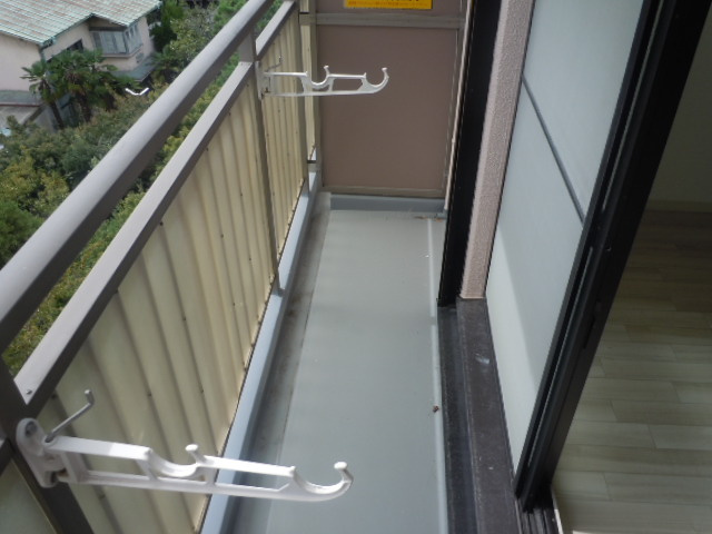 アルテ曽根のバルコニー