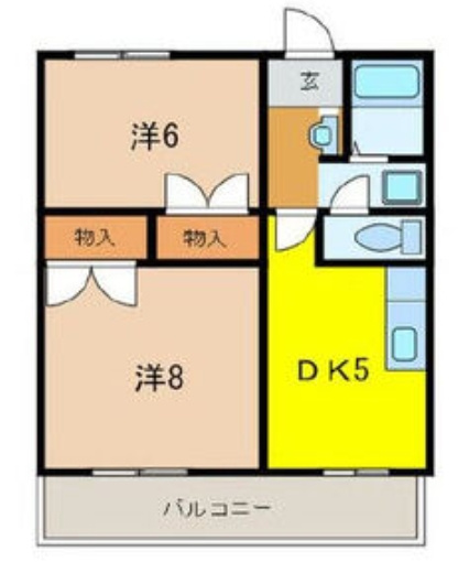 ダイコーポ西藤江の間取り