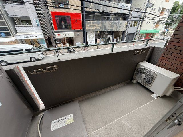 朝日プラザ西道頓堀のバルコニー