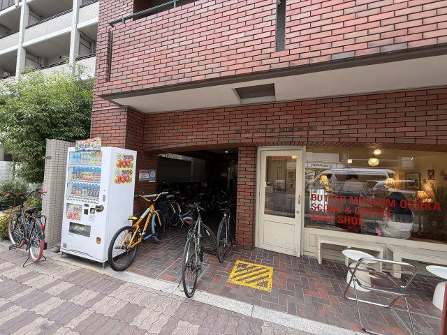 朝日プラザ西道頓堀のエントランス