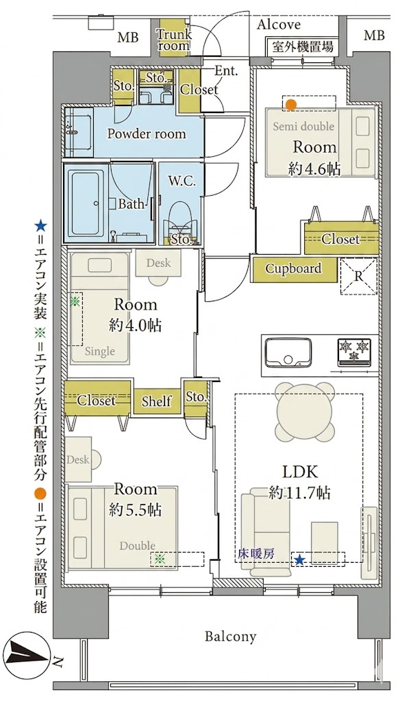 オーベルタワー川口コラージュ