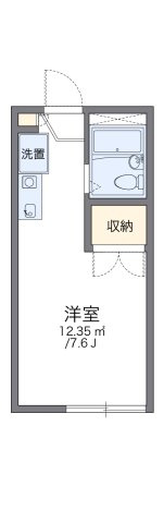 レオパレスこうべ山手の間取り