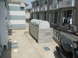 レオパレスユニコムのその他|ゴミ回収BOX
